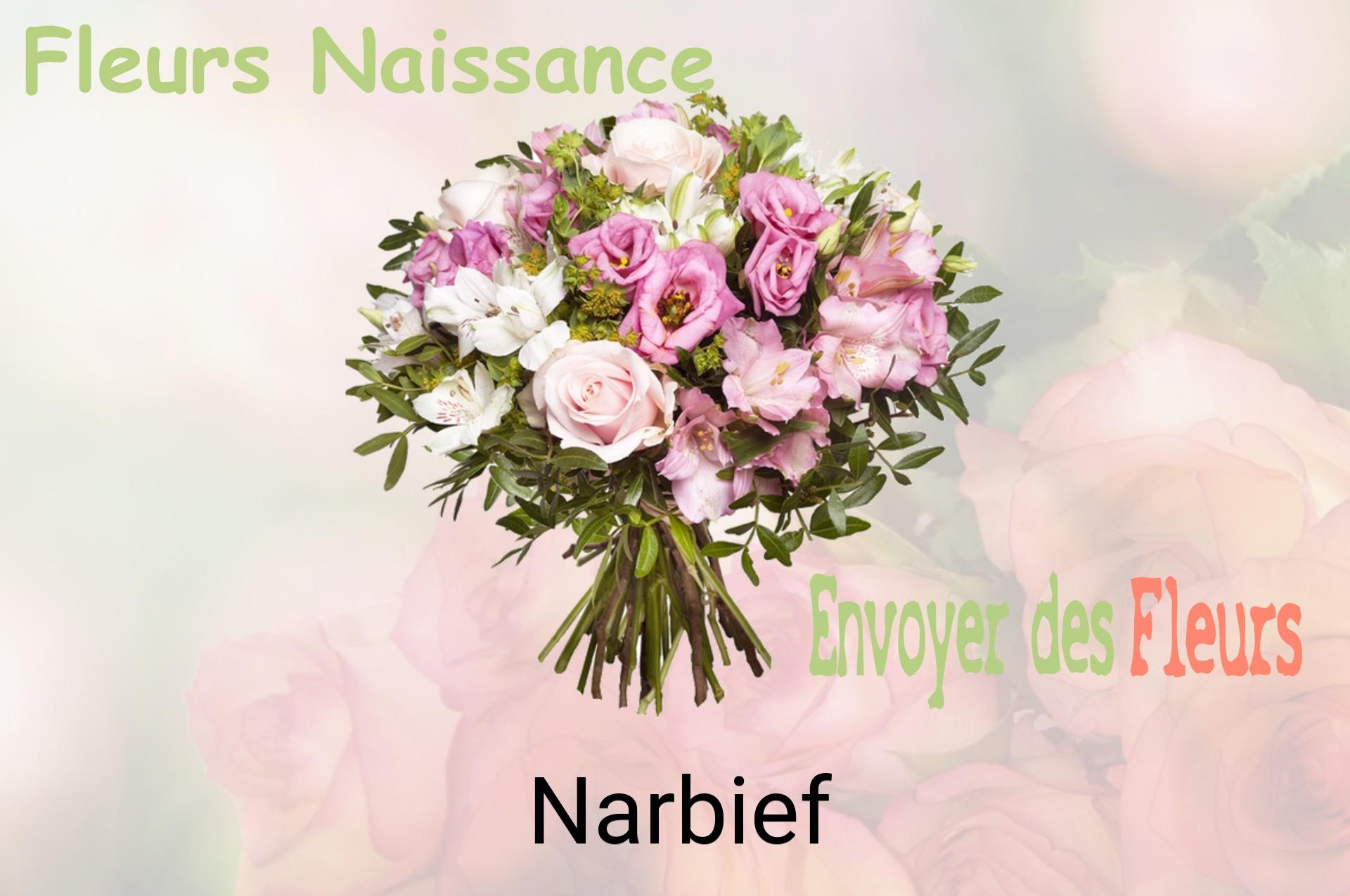 Bouquet de fleurs de naissance livré à Narbief